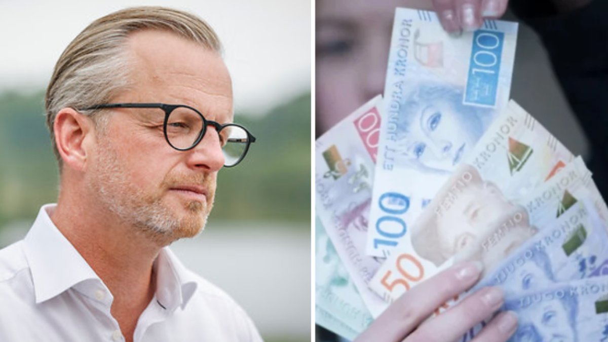 Finansminister Mikael Damberg efter en pressträff där han redogjorde för det ekonomiska läget.